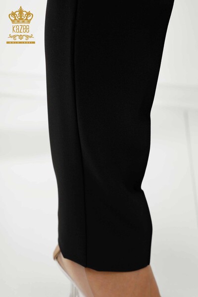 Grossiste Costume Classique Femme - Motif Tigre - Noir - 30001 | KAZEE - Thumbnail