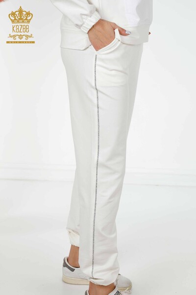 Grossiste Ensemble Survêtement Femme Texte Détaillé Os - 17444 | KAZEE - 7