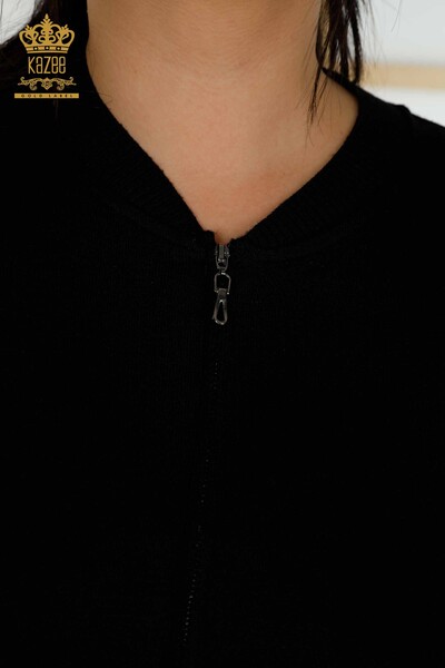 Grossiste Ensemble Survêtement Femme Motif Coloré Noir - 16657 | KAZEE - 3