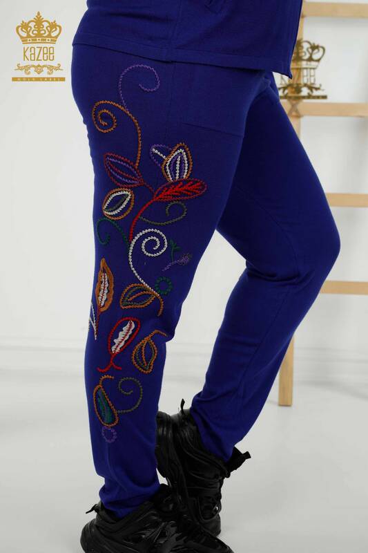 Vente en gros Ensemble de survêtement pour femmes Saks à motifs colorés - 16657 | KAZEE