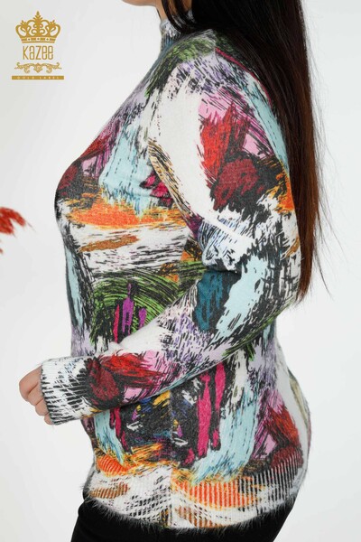 Vente en gros de pull en tricot pour femme Angora Pattern- 18964 | KAZEE - Thumbnail