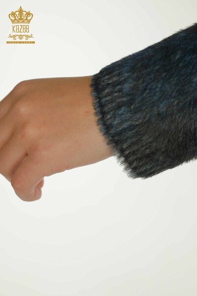 Vente en gros de tricots Angora pour femmes imprimés numériquement - 40018 | KAZEE - 7