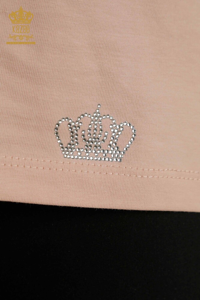 Chemisier pour femmes en gros Logo poudre - 79560 | KAZEE - 4