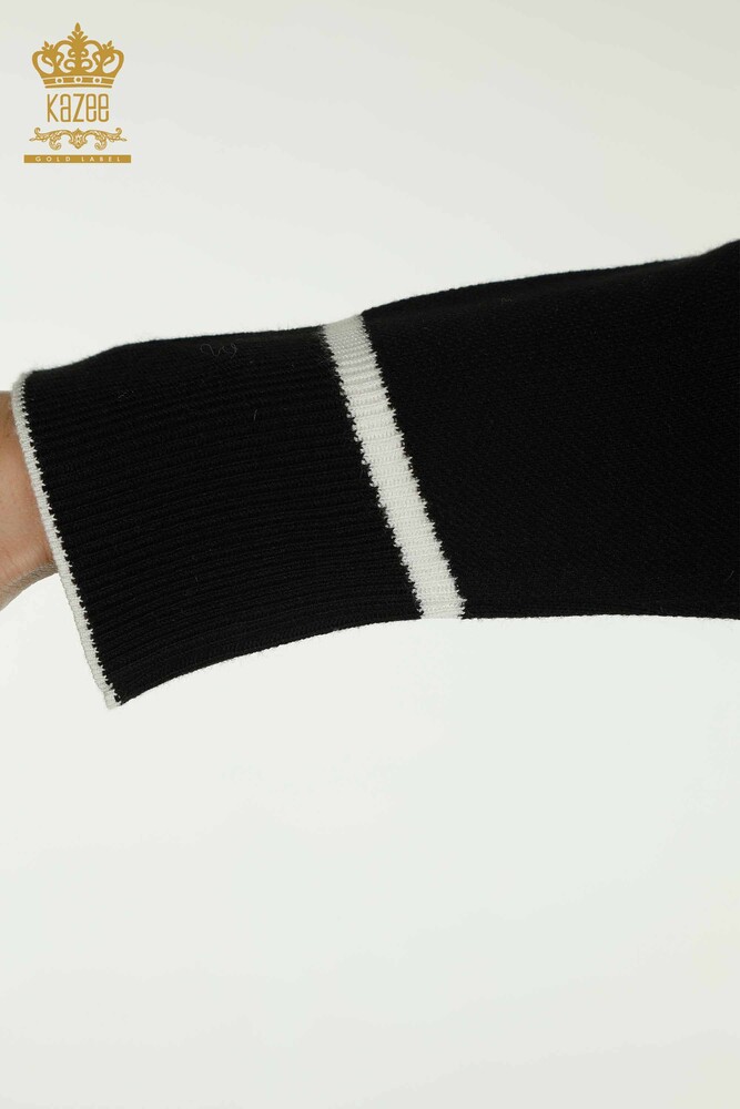 Vente en gros de costume deux pièces pour femmes à manches longues noir - 30867 | KAZEE - 7