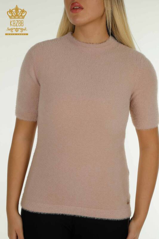 Pull en tricot pour femmes en gros Angora Basic Powder - 30610 | KAZEE