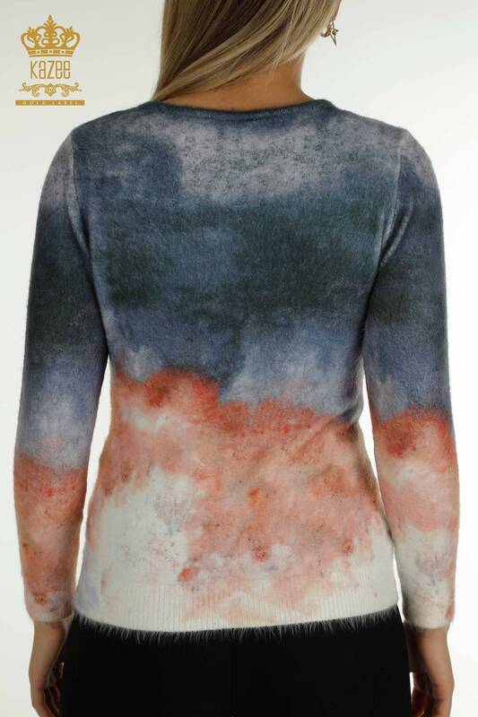 Pull en tricot pour femme en gros Angora Digital - 40024 | KAZEE