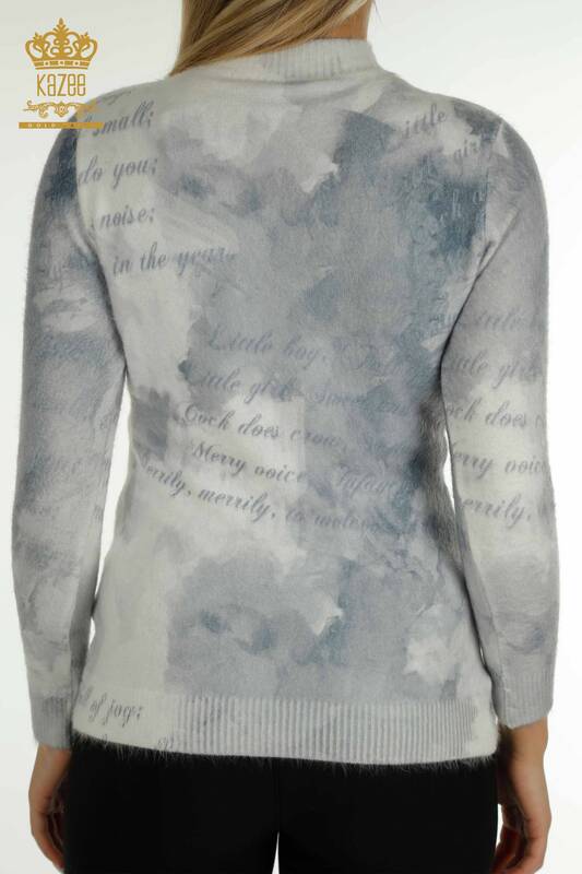 Pull en tricot pour femme en gros Angora Digital - 40031 | KAZEE