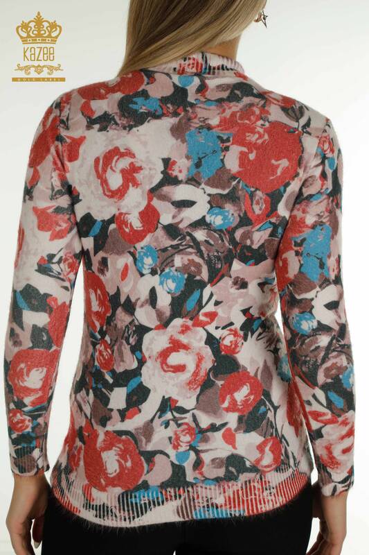 Pull en tricot pour femme en gros Angora Digital - 40032 | KAZEE
