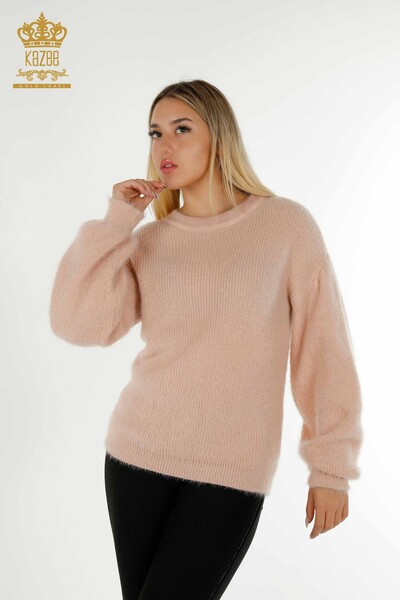 Pull en tricot pour femme en gros Angora Poudre - 19064 | KAZEE - Thumbnail