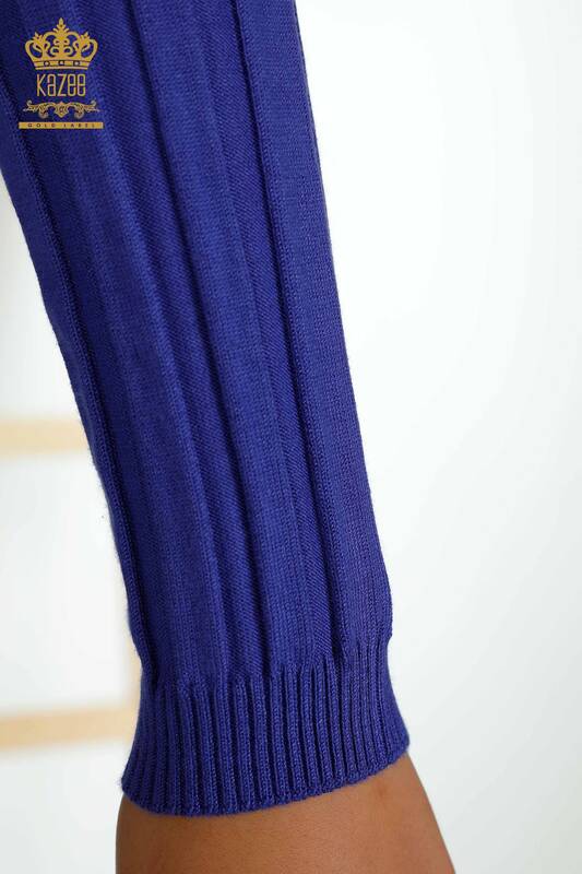 Bouton de pull en tricot pour femmes en gros détaillé Saks - 30134 | KAZEE