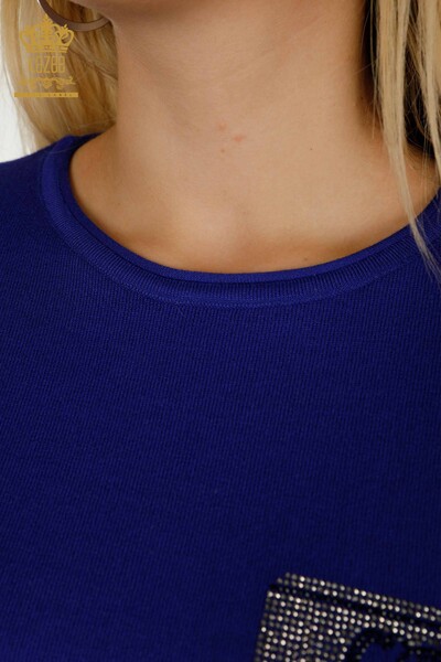 Pull en tricot pour femmes en gros modèle américain Saks - 30534 | KAZEE - Thumbnail