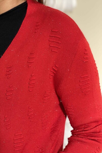 en gros de Cardigan en tricot pour femmes avec deux poches - 15439 | KAZEE - Thumbnail