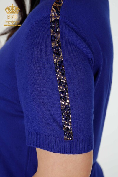 Grossiste Pull en Tricot pour Femme Motif Tigre Saks - 16999 | KAZEE - 6