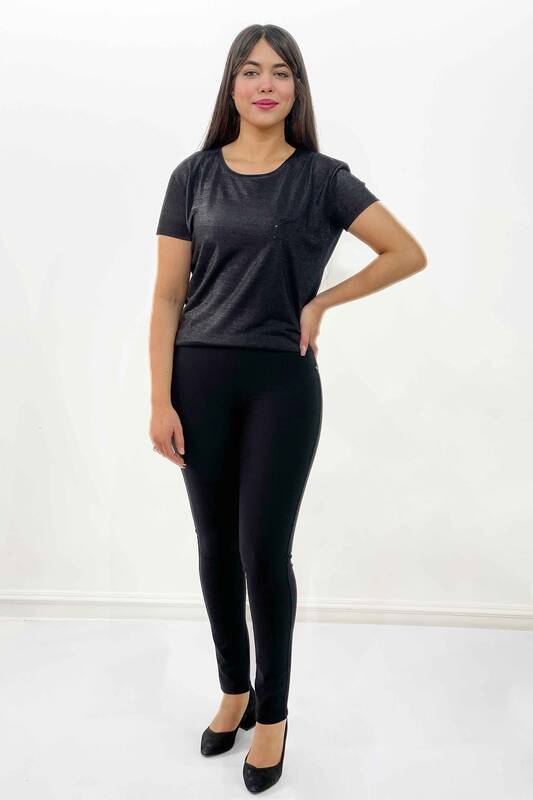 Vente en gros de pantalons leggings en coton avec logo Kazee pour femme - 3202 | KAZEE