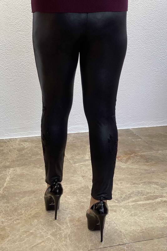 İstanbul Laleli Pantalon Leggings Taille Élastique Pour Femme de gros - 3381 | KAZEE
