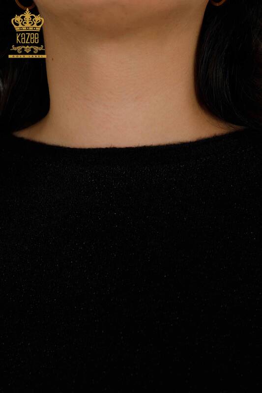 Grossiste Pull Femme - Angora - Noir - 30293 | KAZEE