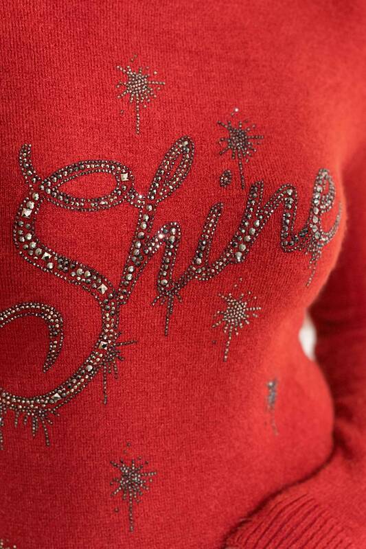 Vente en gros de pull en tricot à col roulé à motif angora pour femmes - 18798 | KAZEE