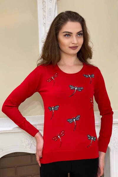 Vente en gros de vêtements pour femmes Pull en tricot - 15135 | KAZEE - Thumbnail