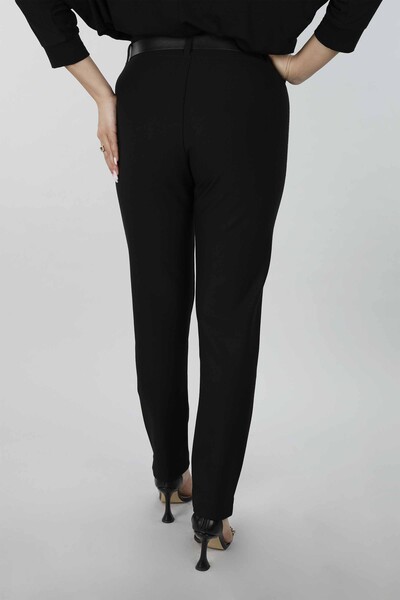 Vente en gros de pantalons de ceinture brodés de pierre pour femmes - 3363 | KAZEE - Thumbnail