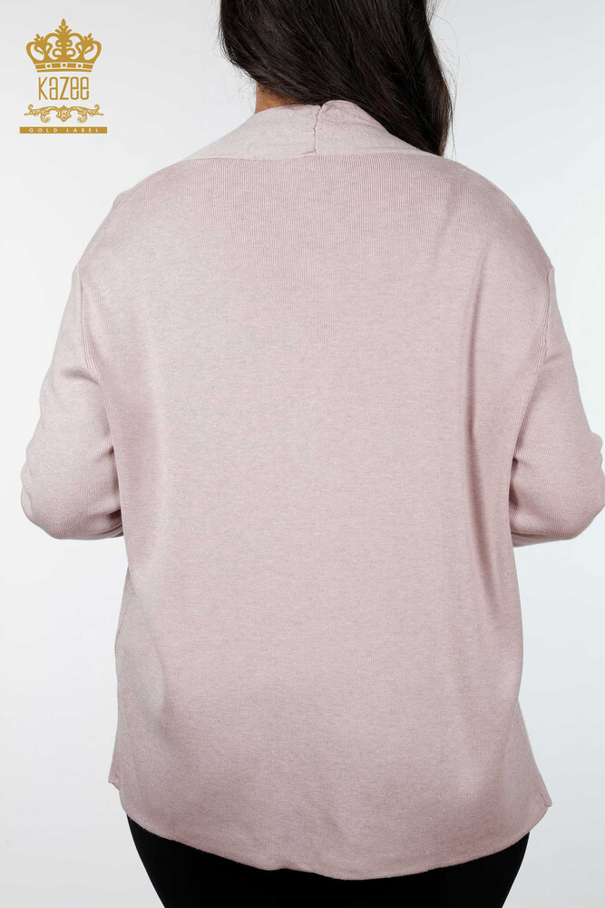 Grossiste Femmes Cardigan Deux Poche Détaillée Viscose - 14687 | KAZEE - 13