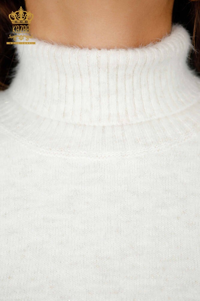 Vente en gros Pull en maille pour femmes Glitter Transition Viscose Turtleneck - 19080 | KAZEE - 8