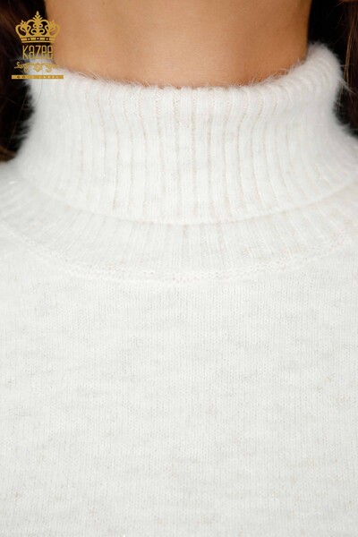Vente en gros Pull en maille pour femmes Glitter Transition Viscose Turtleneck - 19080 | KAZEE - 8