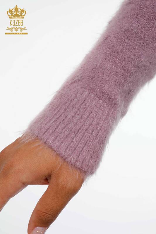Vente en gros de pull en tricot pour femmes à pois transition de couleur détaillée - 18796 | KAZEE