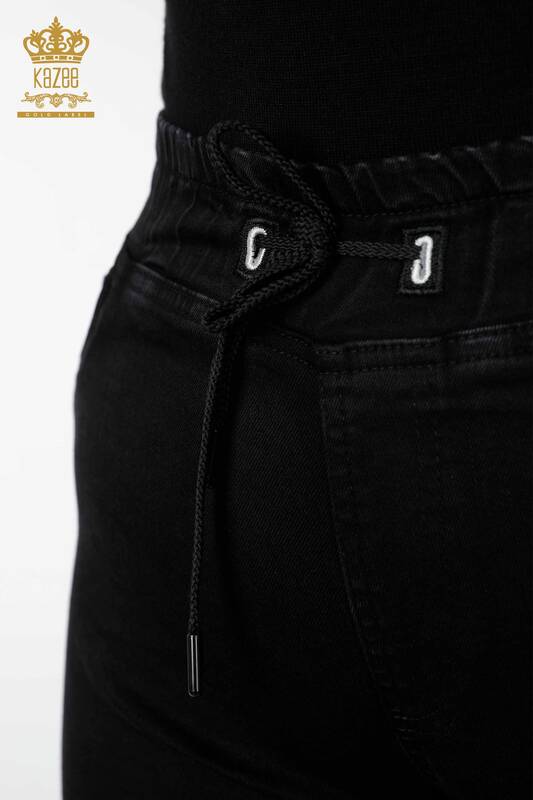 Grossiste Pantalon Femme Poche Détaillée Noir - 3659 | KAZEE