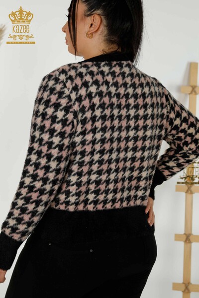 Grossiste Cardigan Femme Angora Noir - 30128 | KAZEE - 5