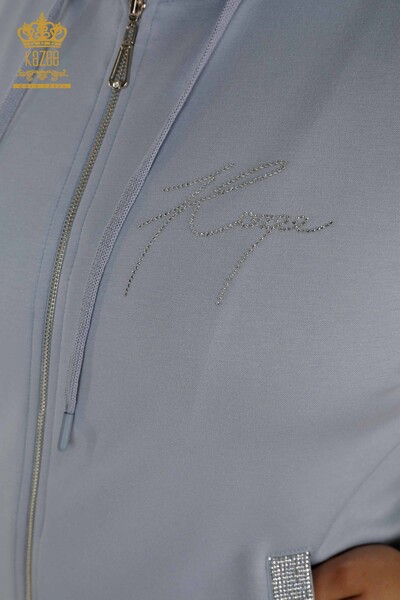 All'ingrosso Tuta da donna con cappuccio blu - 20392 | KAZEE - 4
