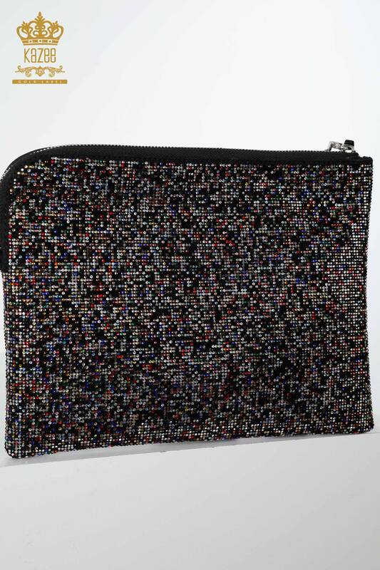 Wholesale Women's Bag Colored Stone Embroidered Mixed - 532 | KAZEE
