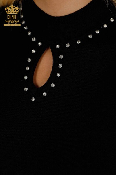 Wholesale Women - Beads Stone Embroidered - Black - 30141 | KAZEE - Thumbnail