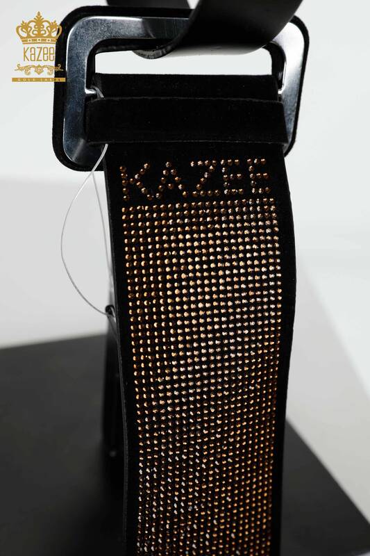 Wholesale Women's Belt Stone Embroidered Copper - 500 | KAZEE