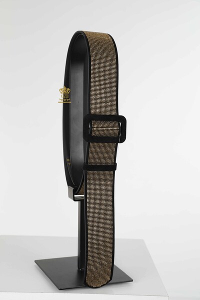 Wholesale Women's Belt Stone Embroidered Yellow - 500 | KAZEE - Kazee