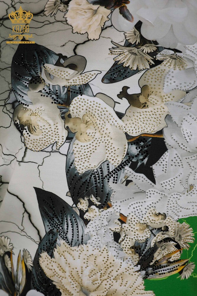 Wholesale Women's Blouse Digital Printing - 12071 | KAZEE - 3