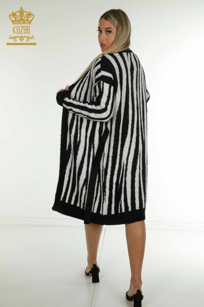 Wholesale Women's Cardigan Angora Two Color Ecru - 30312 | KAZEE - 9