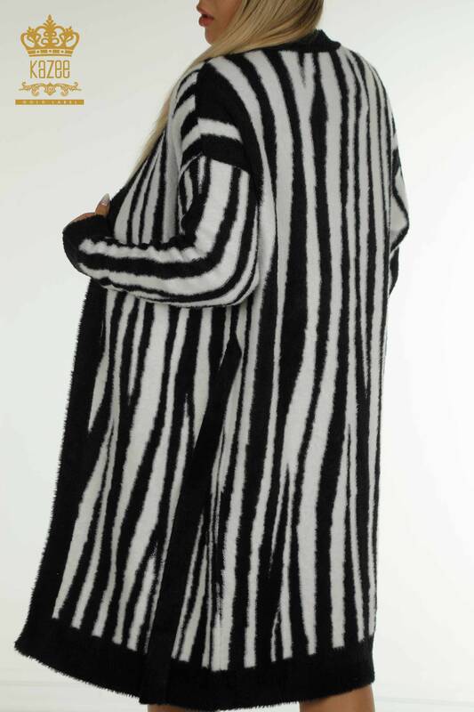 Wholesale Women's Cardigan Angora Two Color Ecru - 30312 | KAZEE