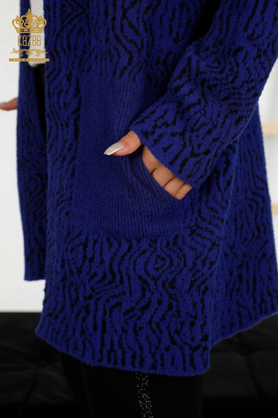 Wholesale Women's Cardigan Two Color Saks - 30121 | KAZEE - Thumbnail