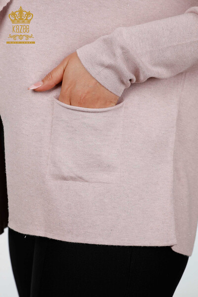 Wholesale Women's Cardigan Two Pocket Detailed Viscose - 14687 | KAZEE - Thumbnail