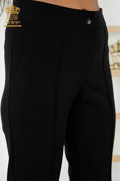 Wholesale Women's Classic Suit - Tiger Pattern - Black - 30001 | KAZEE - Thumbnail