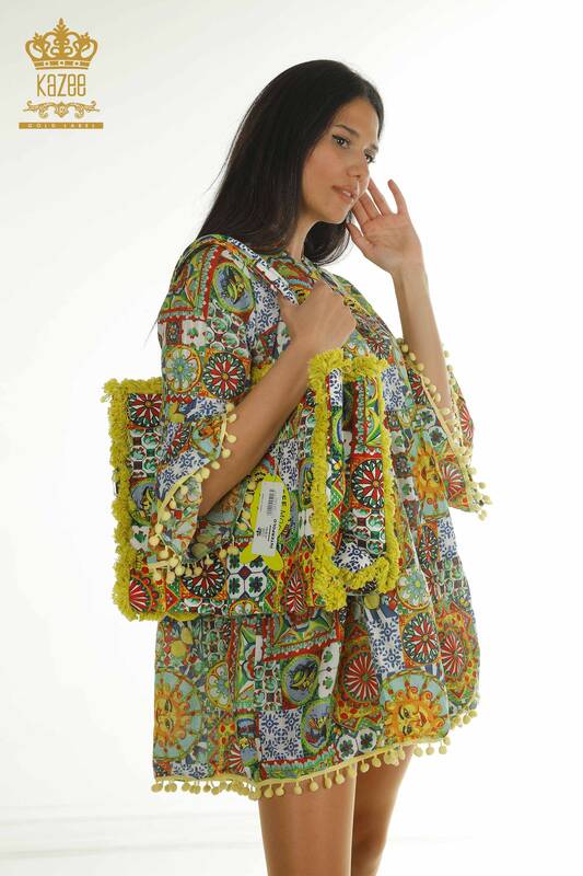 Wholesale Women's Dress Bag Detailed Green - 2402-211282 | S&M