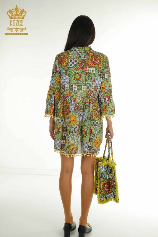 Wholesale Women's Dress Bag Detailed Green - 2402-211282 | S&M