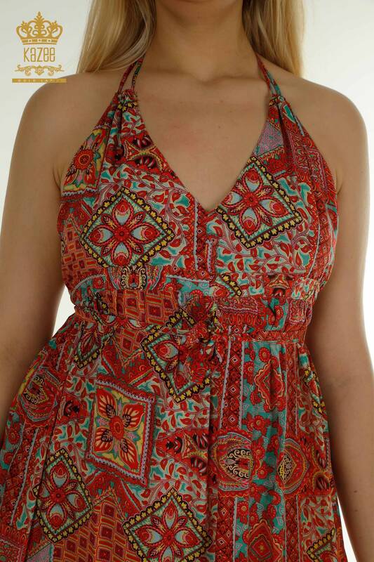 Wholesale Women's Dress Low-cut Red - 2404-Style YY-20 | D