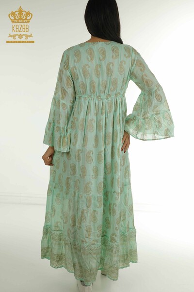 Wholesale Women's Dress Tassel Detailed Mint - 2402-1112 | S&M - Thumbnail