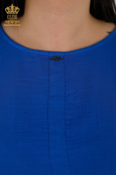 Wholesale Women's Dress Two Pocket Saks - 20400 | KAZEE - Thumbnail