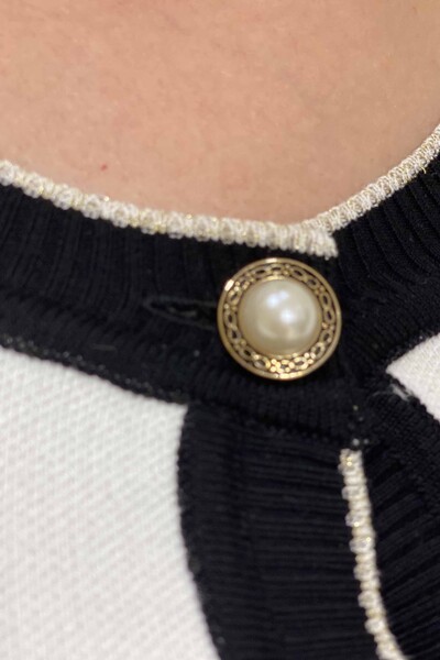 Wholesale Women's Knitwear Cardigan Button Detailed - 15831 | KAZEE - Thumbnail
