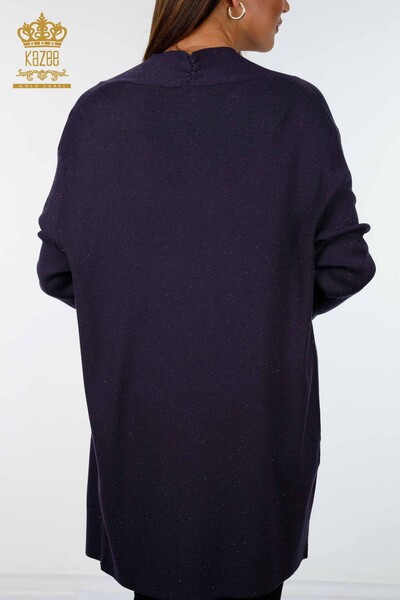 Wholesale Women's Knitwear Cardigan Long Pocket Detailed Viscose - 16871 | KAZEE - Thumbnail