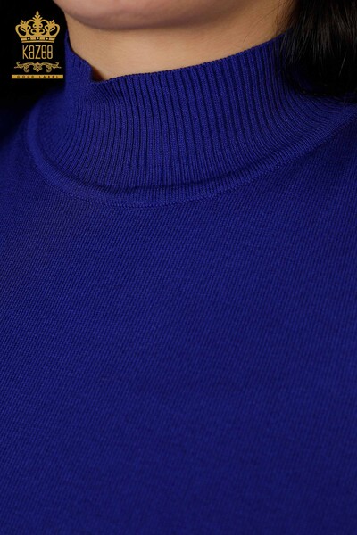 Wholesale Women's Knitwear Sweater American Model Saks - 14541 | KAZEE - Thumbnail