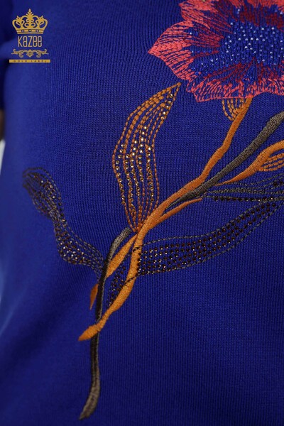 Wholesale Women's Knitwear Sweater American Model Saks - 16853 | KAZEE - Thumbnail