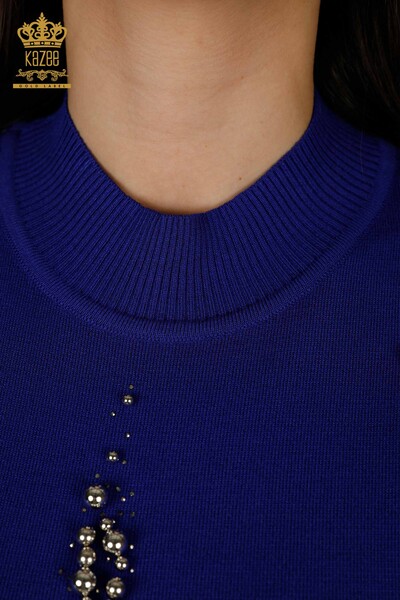 Wholesale Women's Knitwear Sweater - American Model - Saks - 16929 | KAZEE - Thumbnail